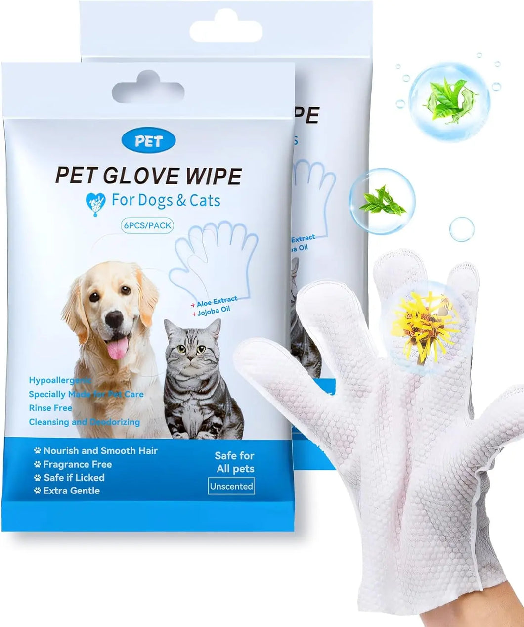 Gants Lingettes Nettoyantes